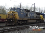 CSX 7654   C40-8W    April 28, 2007